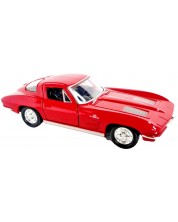 Метална кола Welly - Chevrolet Corvette 1963, 1:34 -1